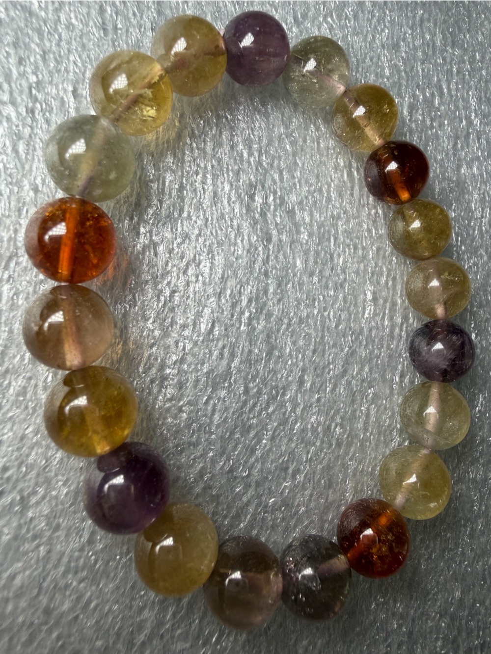 9MM Auralite 23 Natural Crystal Bracelet